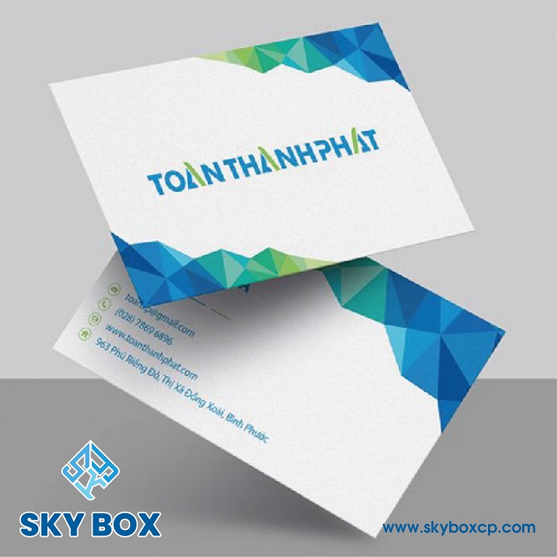 dịch vụ in ấn name card trọn gói tại sky box 