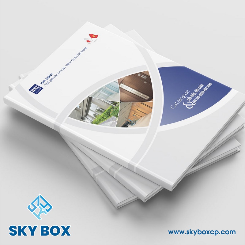 dịch vụ thiết kế in ấn Catalogue tại Sky Box