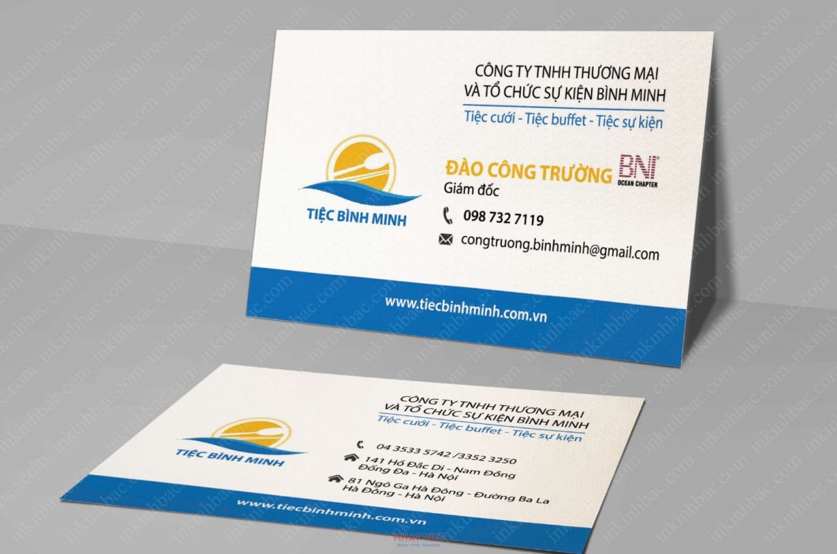 In Name card dành cho doanh nghiệp kinh doanh 